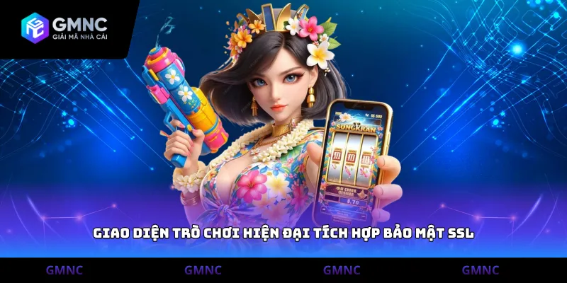 Giao diện trò chơi hiện đại tích hợp bảo mật SSL